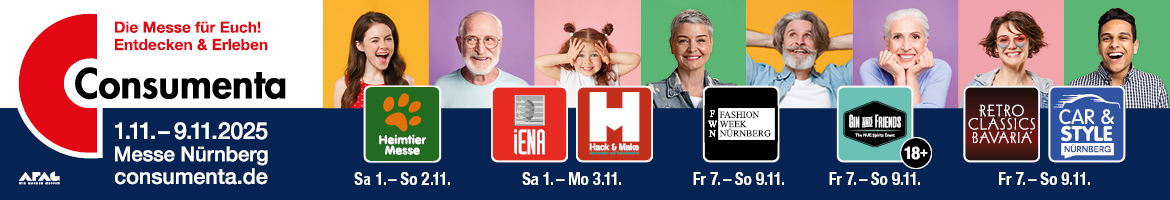 Consumenta & Begleitveranstaltungen Banner