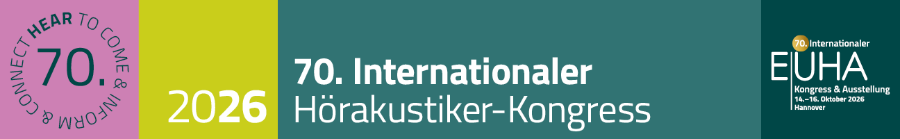 70. Kongress der Europäischen Hörakustiker Banner