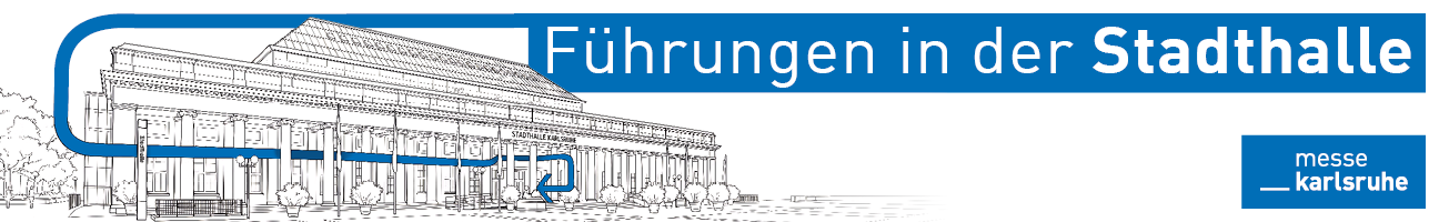 Führungen in der Stadthalle Banner