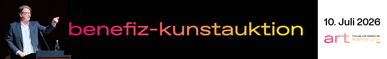 Benefiz-Kunstauktion Banner