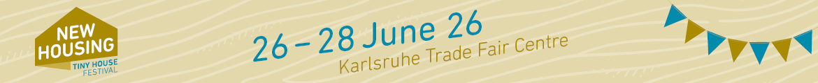 NEW HOUSING - Tiny House Festival Banner