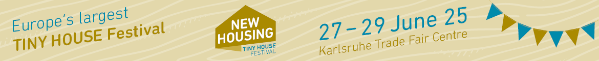 NEW HOUSING - Tiny House Festival Banner